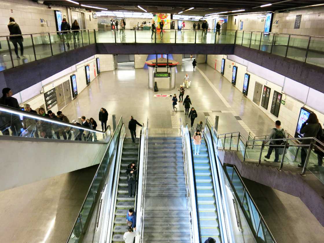 Metrostation Universitat Barcelona