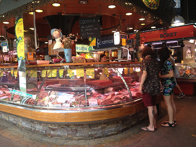 Mercat de la Boqueria - vlees