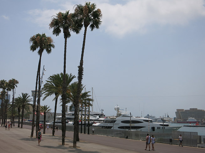 Port Vell - Bootjes kijken in Barcelona