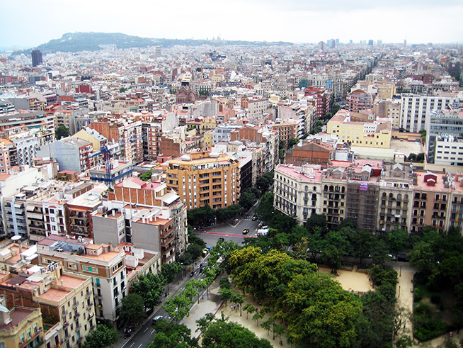 Uitzicht vanaf de lijdenstoren - Sagrada Família in Barcelona bezoeken