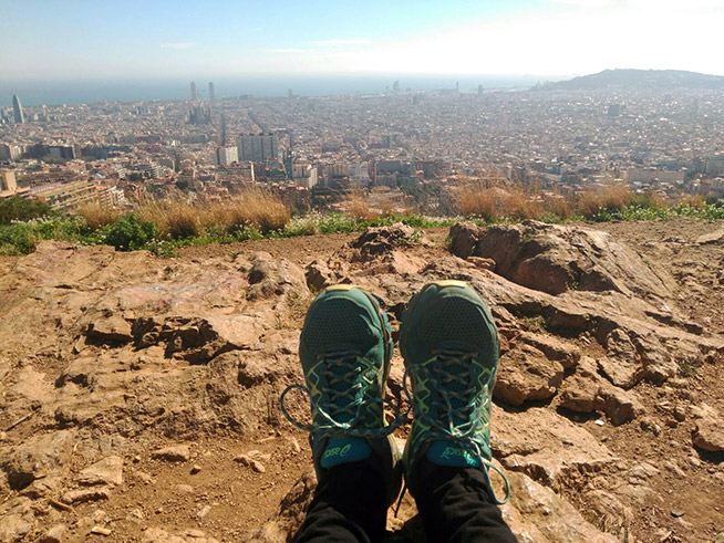 Hiken in de natuur - Turó del Carmel Barcelona