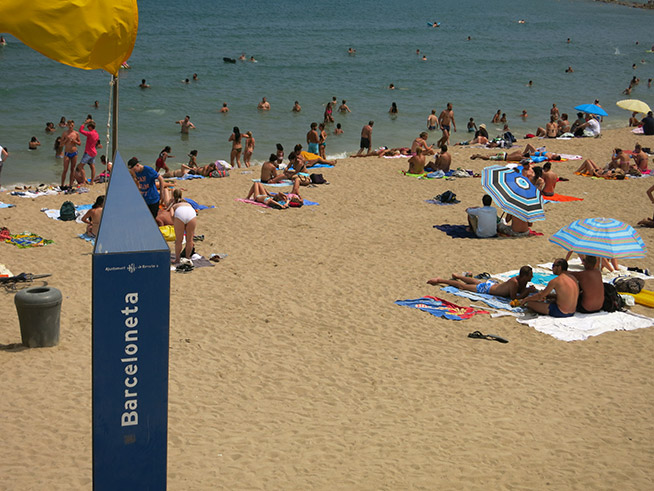 Barceloneta - Stranden in Barcelona en omgeving