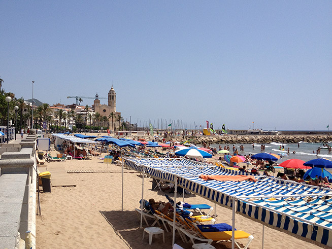 Sitges - Stranden in Barcelona en omgeving