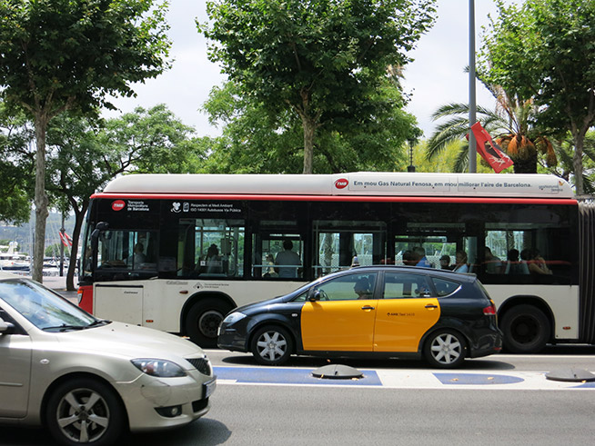 De zwart-gele taxi’s - Typisch Barcelona