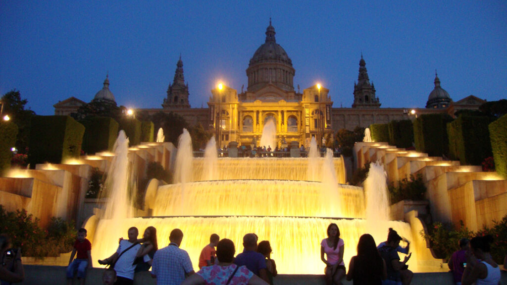 Magische Fontein van Montjuïc in Barcelona