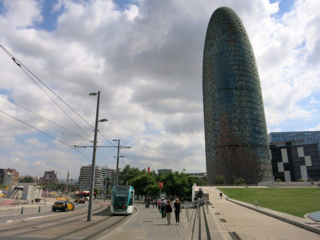 Torre Glòries en 22@-district in Barcelona