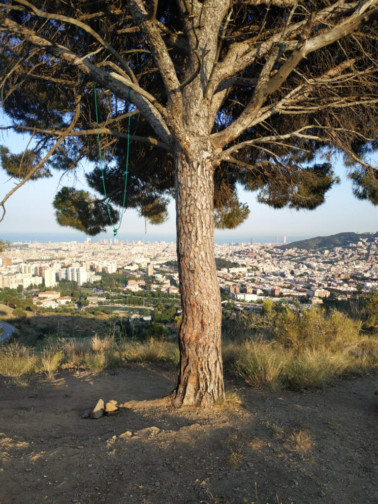 Schommel van Mirador d'Horta in Barcelona