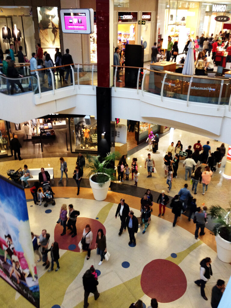 Naar een overdekt winkelcentrum