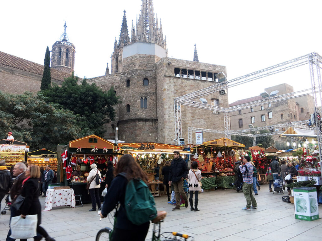 Kerstmarkt in Barcelona Fira de Santa Llúcia