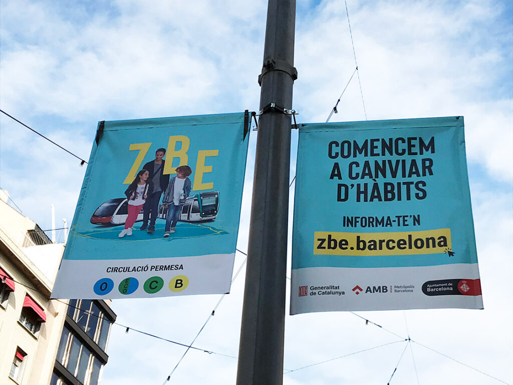 Nieuwe milieunormen en milieustickers in Barcelona vanaf 2020