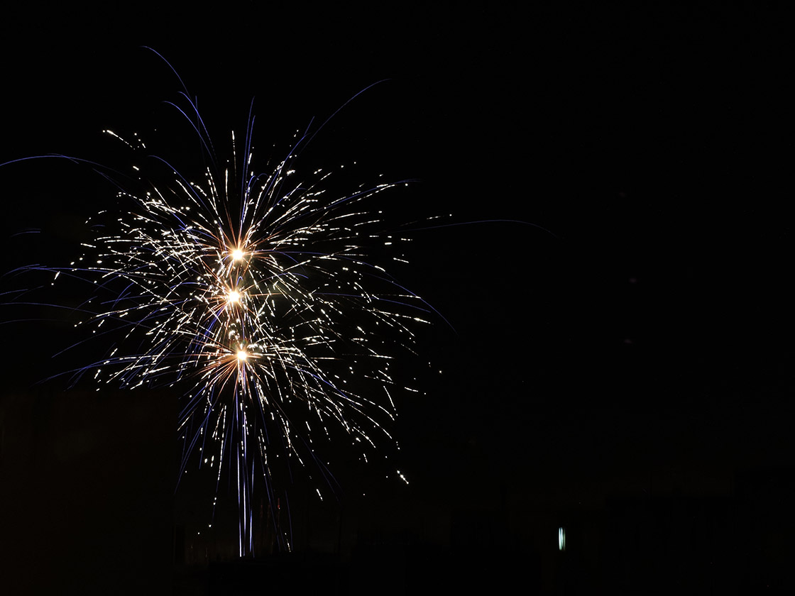 Vuurwerk tijdens Sant Joan