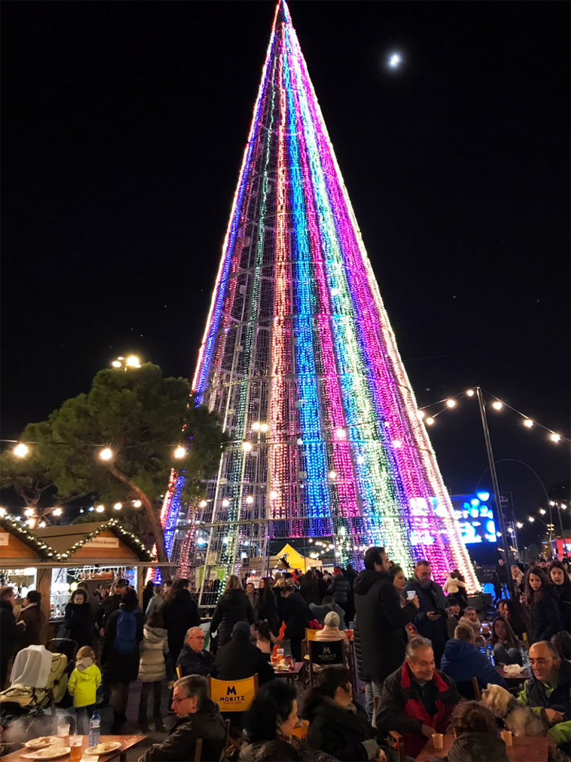 Kerstboom Nadal al Port Barcelona