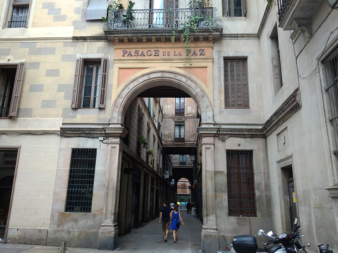 Passatge de la Pau - Tour Passages van Barcelona