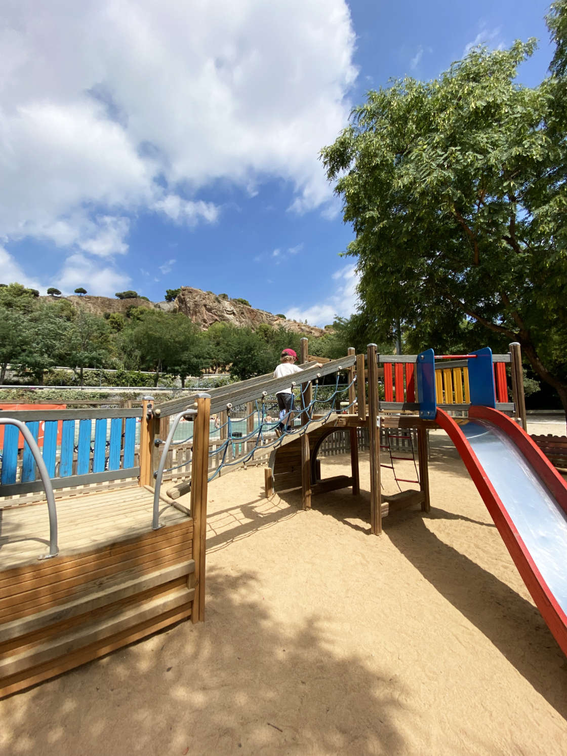 Kinderspeeltuin bij Parc de la Creueta del Coll Barcelona