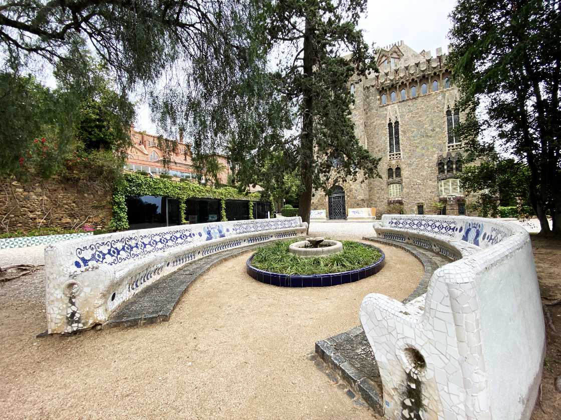 Torre Bellesguard Barcelona - Tuin