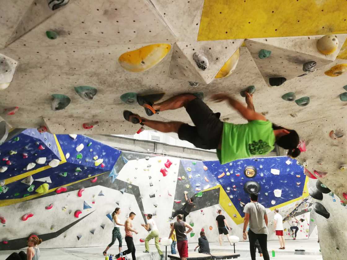 Boulderen bij Climbat La Foixarda in Barcelona