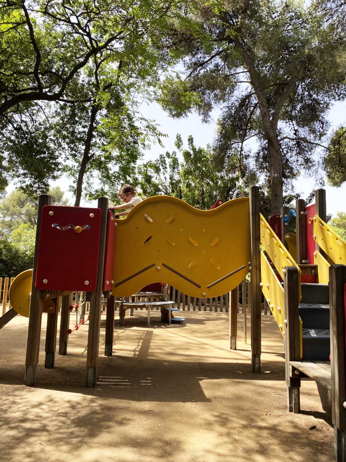 Kinderspeeltuin in Park Güell Barcelona