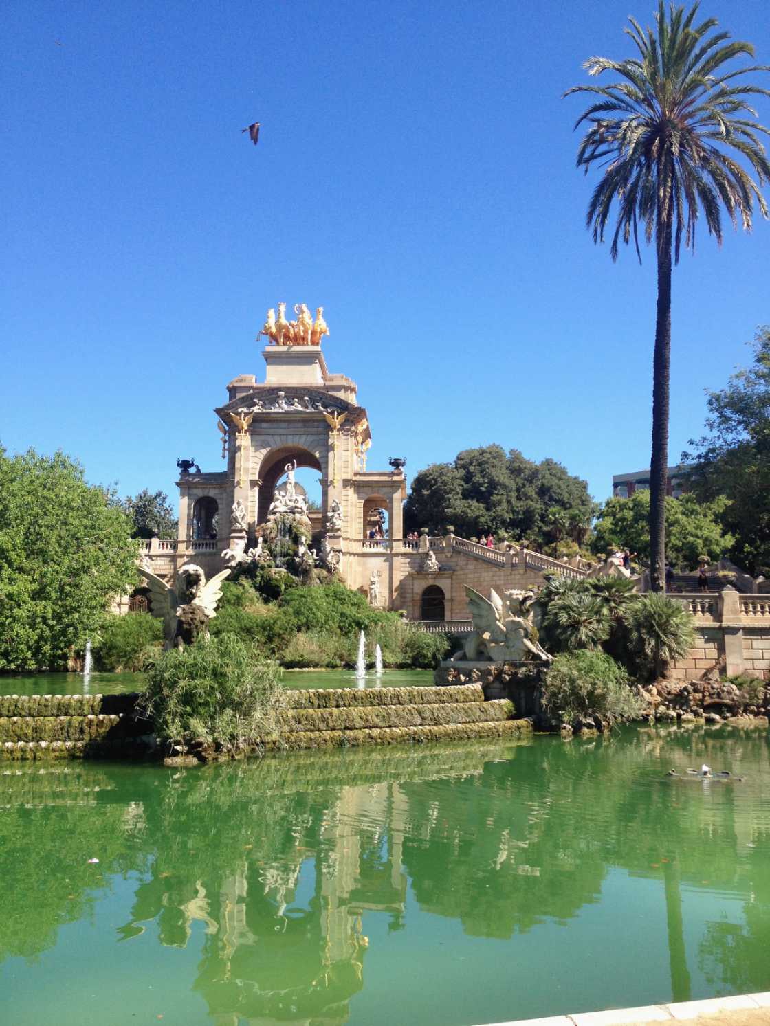 Casacada-fontein Parc de la Ciutadella Barcelona