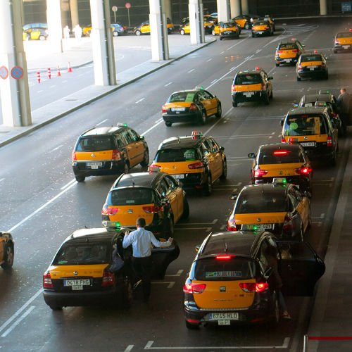 Taxi in Barcelona