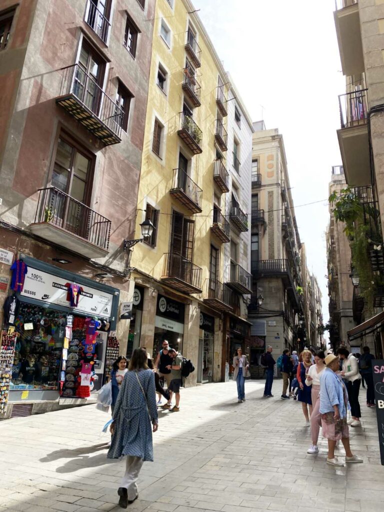 Carrer Ferran Gotische wijk Barcelona