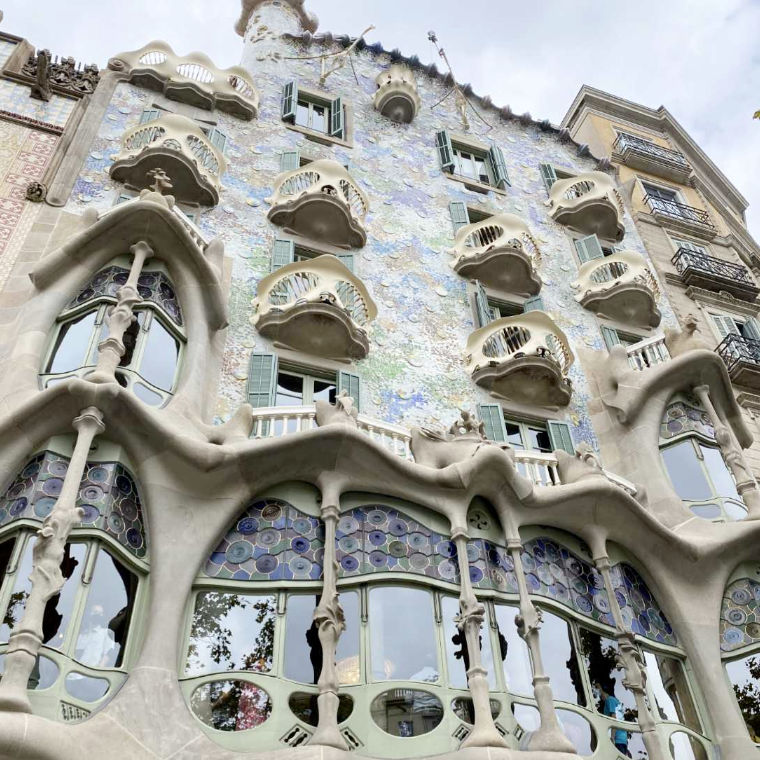 Casa Batlló is echt prachtig