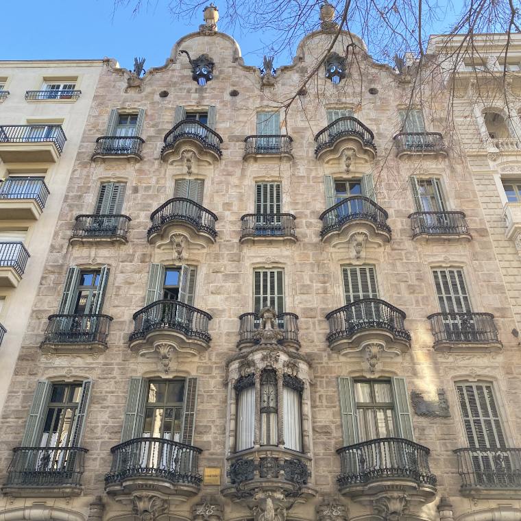 Gaudí's Casa Calvet in Barcelona