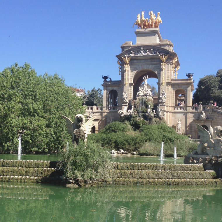 Gaudí's Cascadefontein bij Parc de la Ciutadella in Barcelona