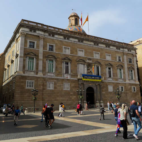 Plaça de Sant Jaume in Barcelona