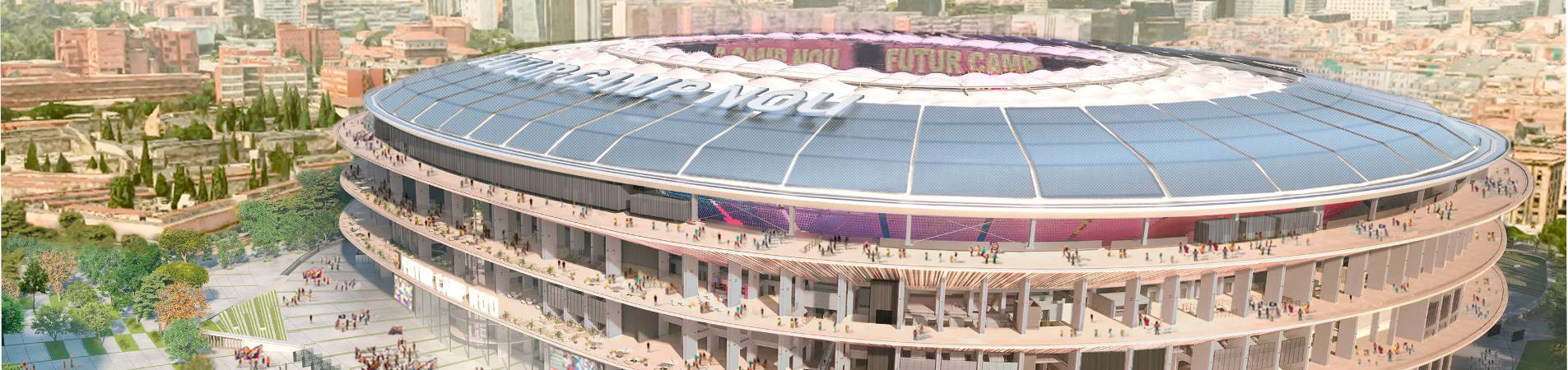 Verbouwing Camp Nou in Barcelona
