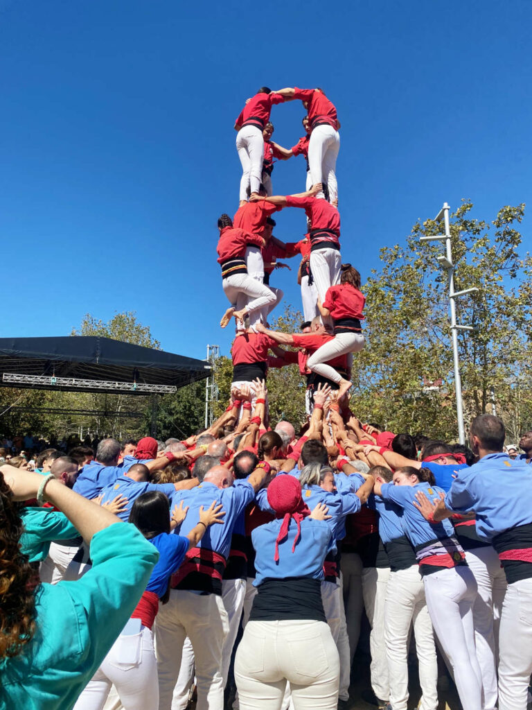 Castellers Festa Major d'Horta Barcelona